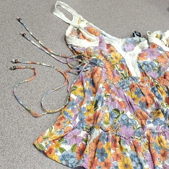 💥Angie Plus Size Boho Adjustable Tank Top - Picture 9 of 17